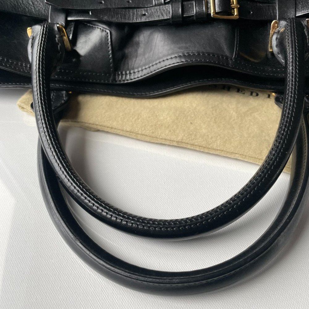 Burberry Black Leather Shoulder Bag - Picture 9 of 16